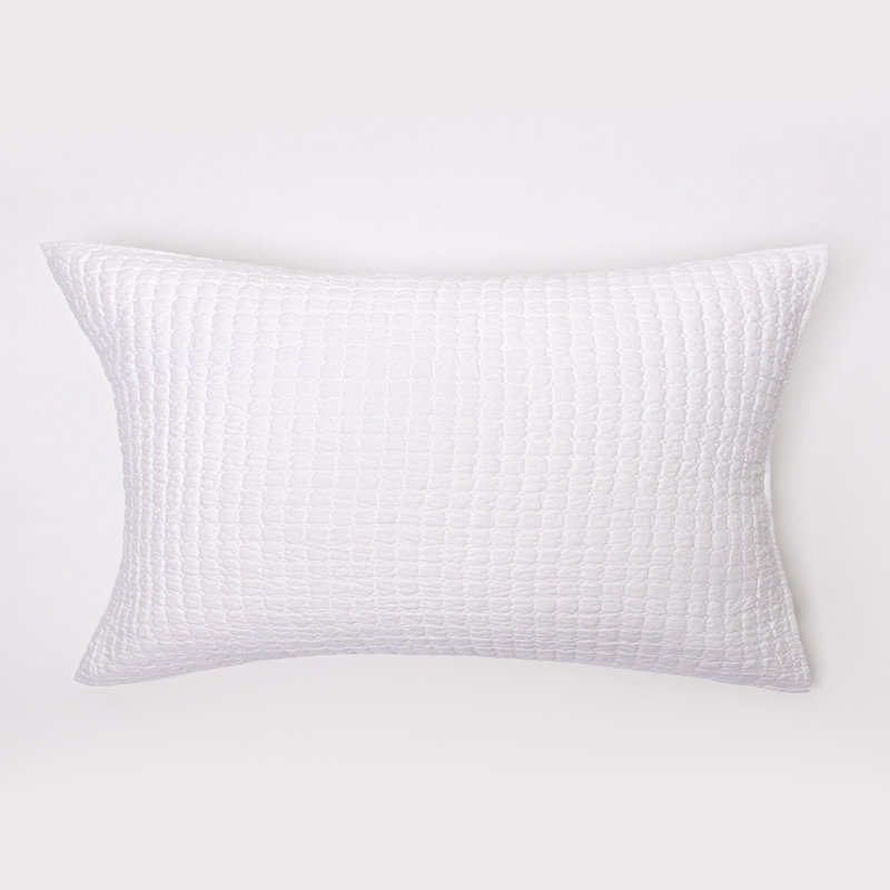 Catalina Linen Sham, King, White