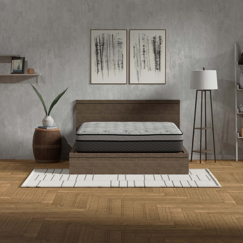 12-Inch Medium-Firm Hybrid King Mattress With Pocketed Coils, Gel Cooling Foam, Zoned Support, And Certipur-US Certified Materials.