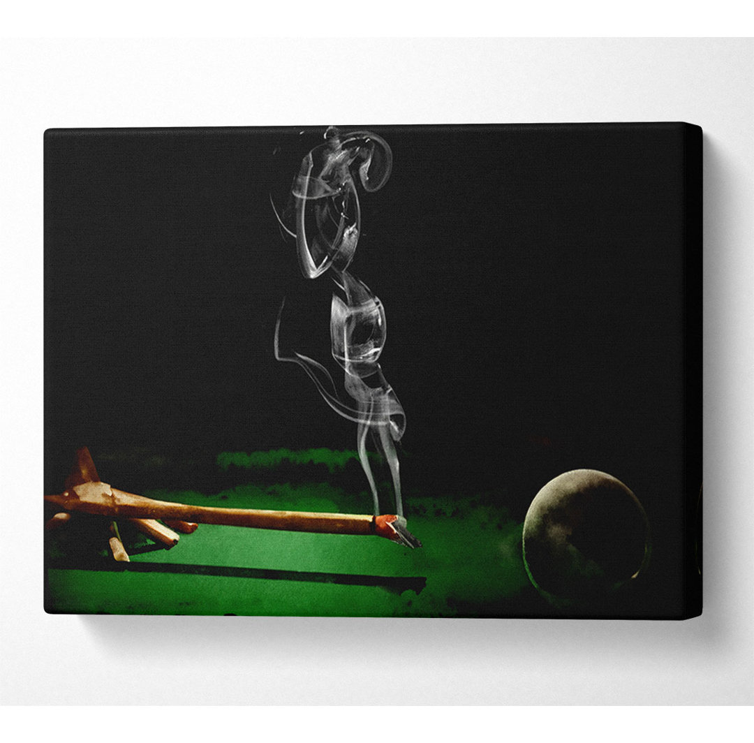 Smoking Cue - Kunstdrucke auf Leinwand - Wrapped Canvas