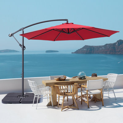Parasol de patio décalé 10 pi