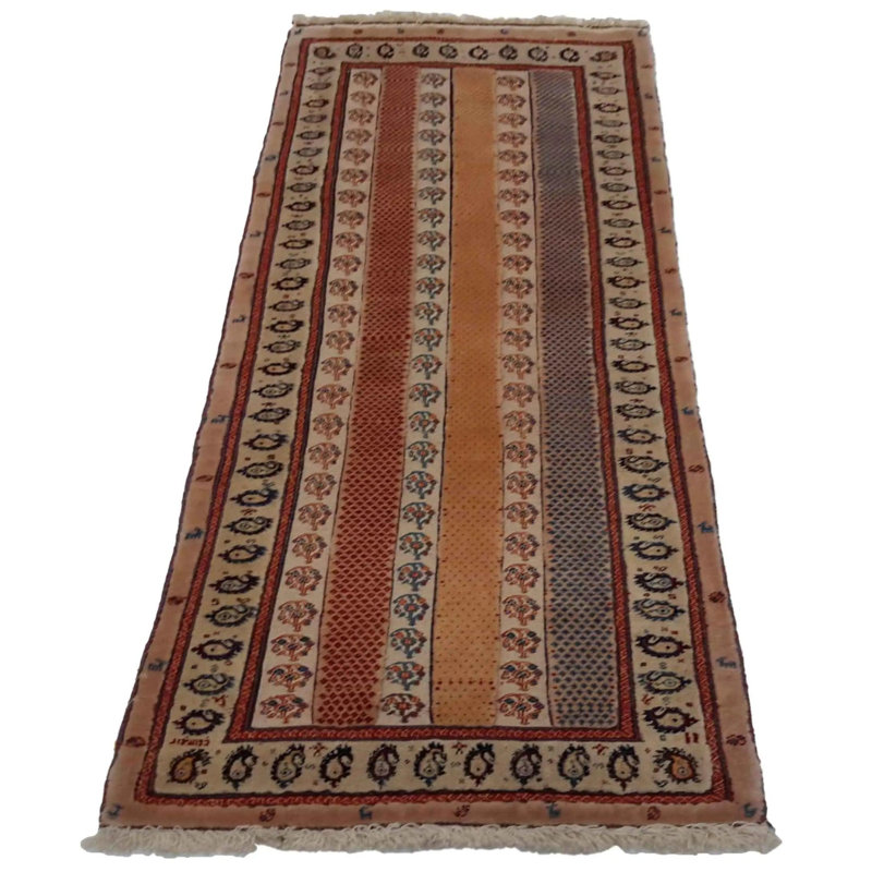 Asharna Oriental Area Rug in Beige