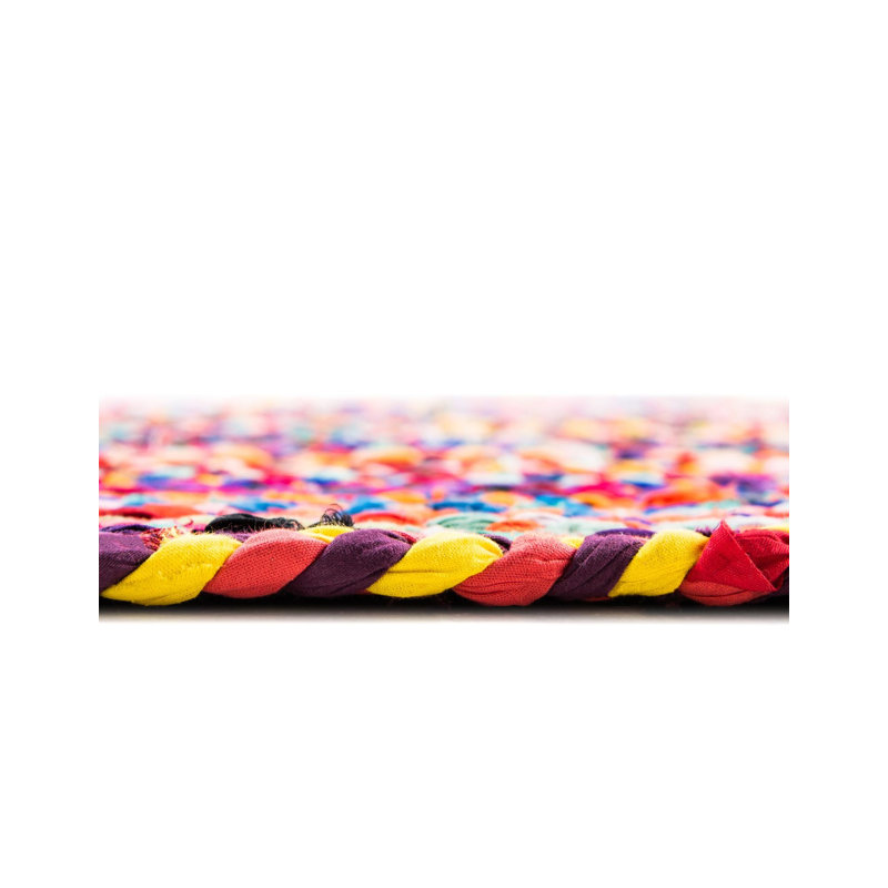 Marcantel Performance Cotton Abstract Indoor Rug, Oval 4'1" x 6'1"
