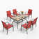 Argyri Rectangular 6 - Person 60" Long Dining Set