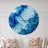 Geode Slice Macro - Modern wall clock-1790303920