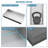 25" x 13" Stainless Steel Shower Niche, Brushed Nickel-647063497-647063495
