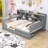 Three Drawers Daybed with USB Ports, Desk and Shelves-456811516-456811517