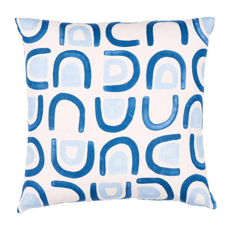 Schumacher x Hadiya Williams Threshold Pillow, Lapis