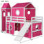 Lit mezzanine simple avec glissade-219888743