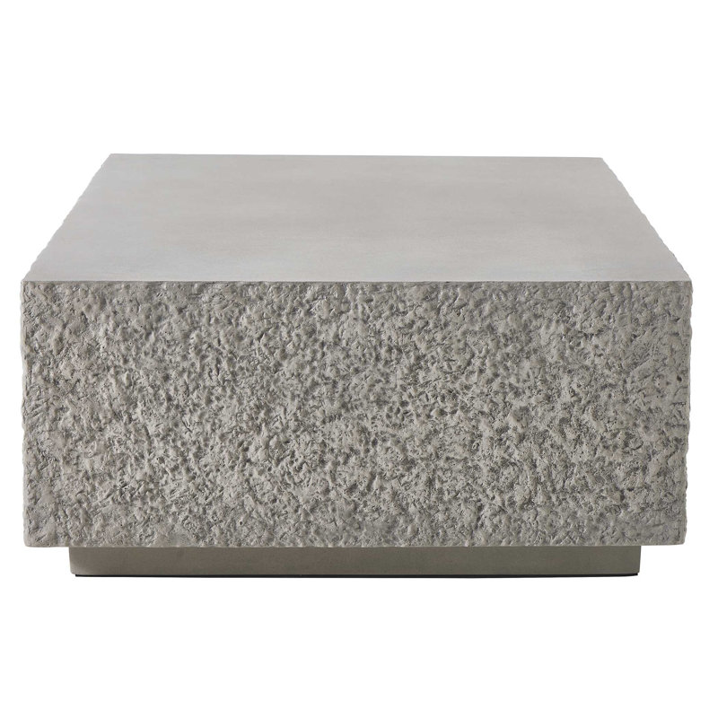 Uttermost Hesston Outdoor Concrete Coffee Table