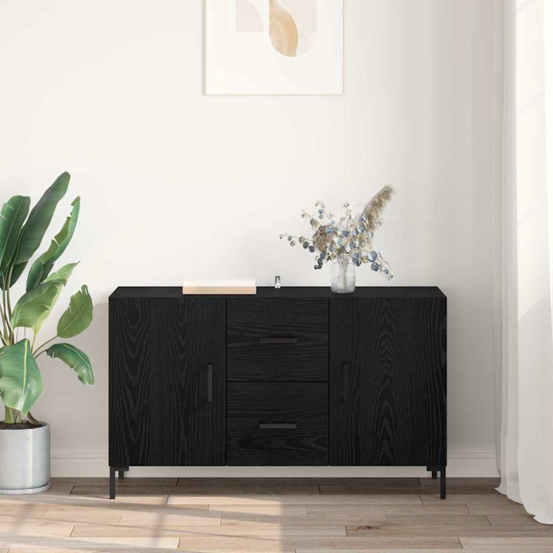 Sideboard Accent Chest, Black Oak
