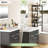 Over The Toilet Storage Shelf, 4-Tier Wooden Bathroom Organizer-1433393796