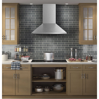 GE Profile 36 Wall-Mount Vent Hood With Clean Air Sensors