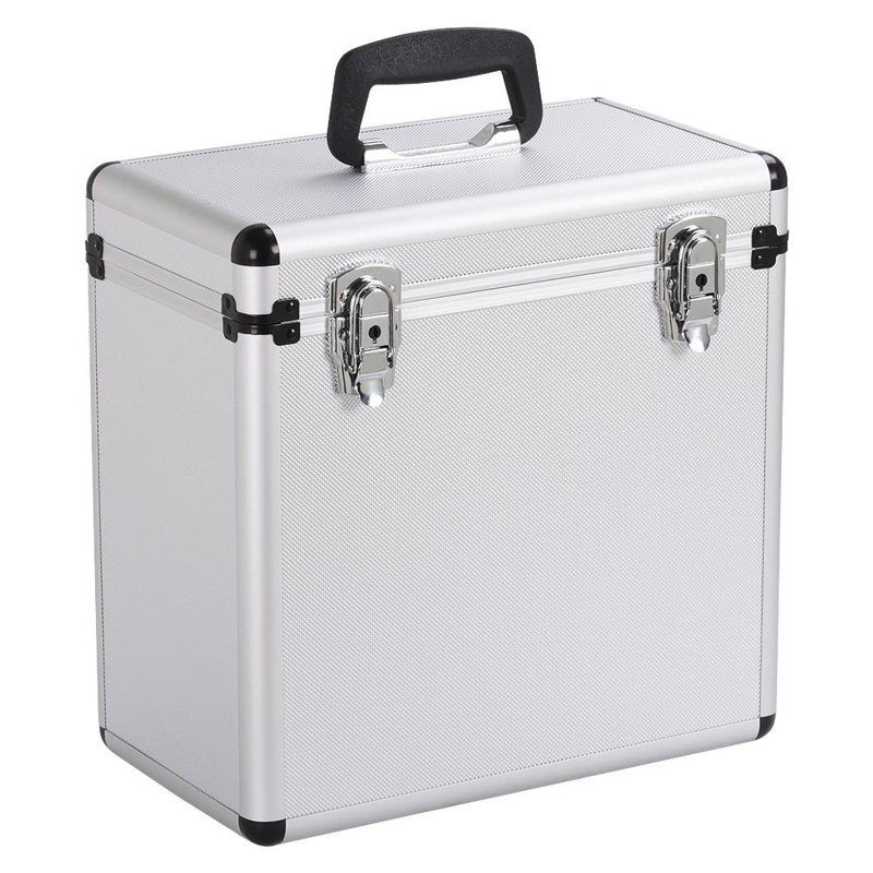 LP Dowel Rack Media Storage, Silver