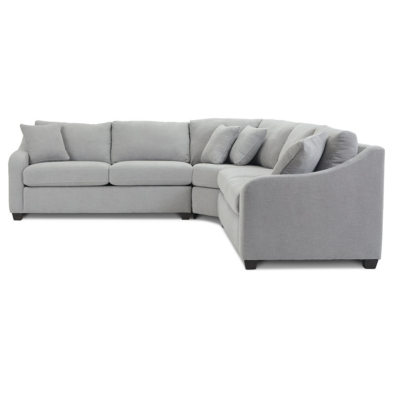 Canapé modulaire 3 pièces Charlie, H 37 po x l 98,25 po x P 98,25 po, Symétrique