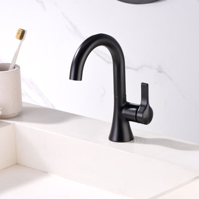 BSH11 Single Hole Bathroom Faucet with Drain Assembly