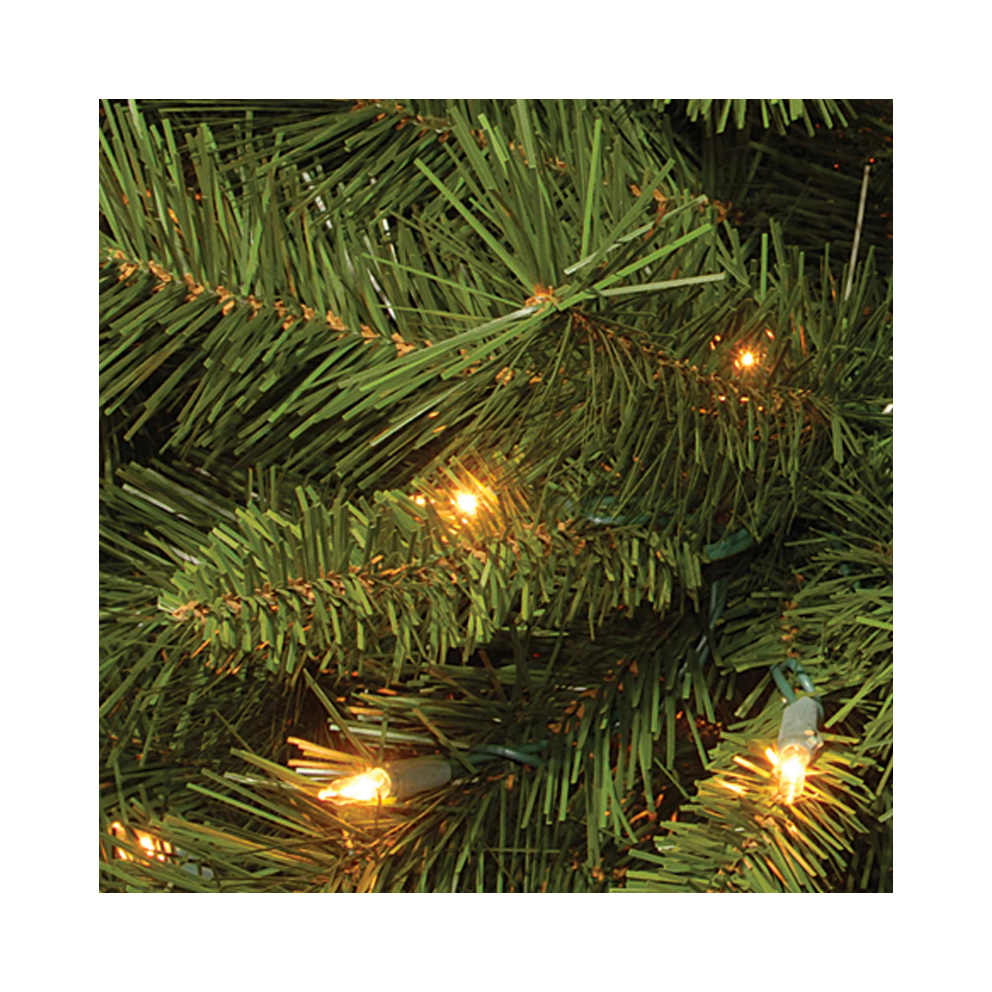 The Holiday Aisle® Winchester Pine Tree with Clear Lights, 6.5' H