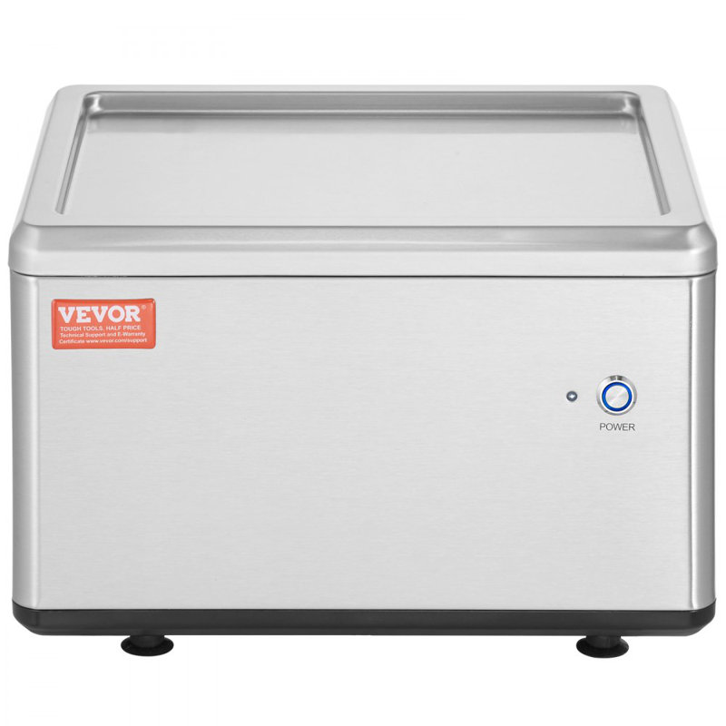 Fried Ice Cream Roll Machine, 19.3" x 14.9" Stir-Fried Ice Cream Pan
