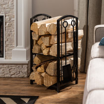 Decorative Log Rack | Wayfair