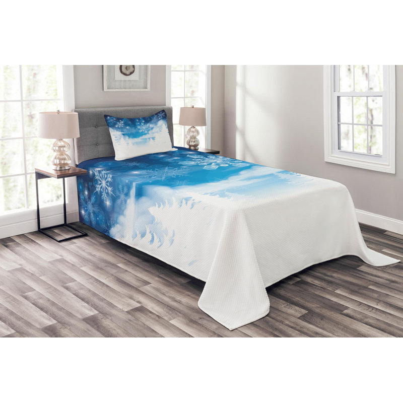 Traditional Polyester Coverlet, Twin Coverlet + 1 Sham