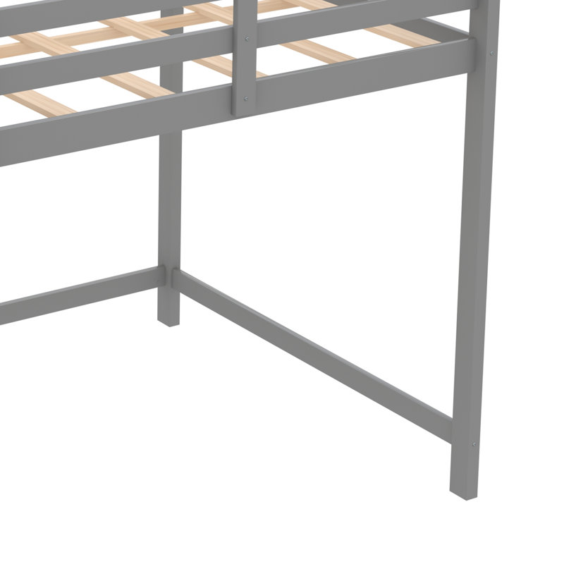 Giesbert Kids Full Loft Bed, Grey