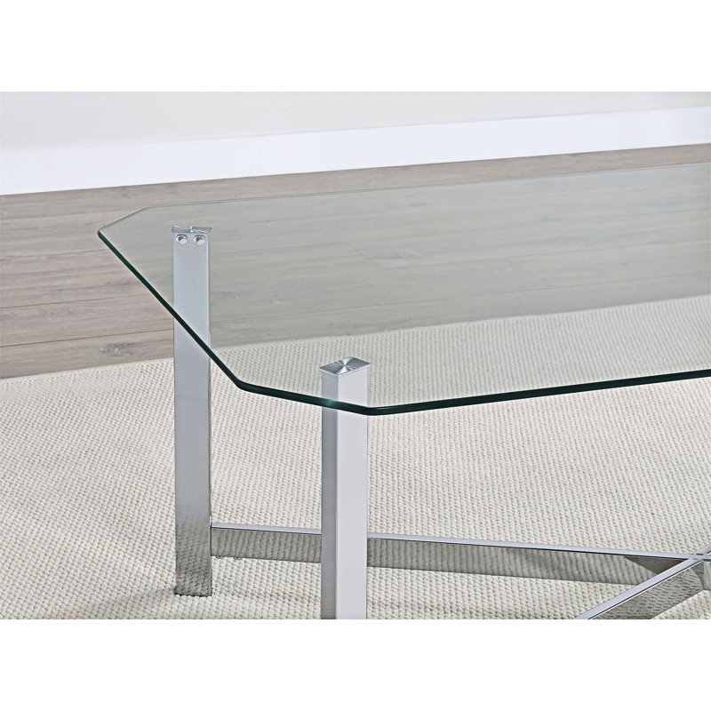 Table basse en verre