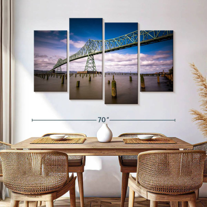 Lilie Astoria Megler Bridge, H 42 po x l 68 po
