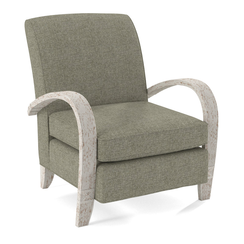 Vero Armchair, Antique Frost White, Snow Crypton Performance; 0884-91