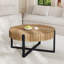 Table basse ronde, table basse cylindrique Handcraft