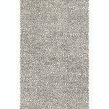 Shentel Hand Tufted Wool Area Rug in White/Black
