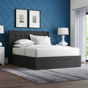 Aleighanna Tufted Upholstered Storage Bed