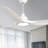 52" 3 - Blade Smart Ceiling Fan with 3CCT Dimmable LED Lights and Remote Control, Compatible with Alexa/Google-929092606