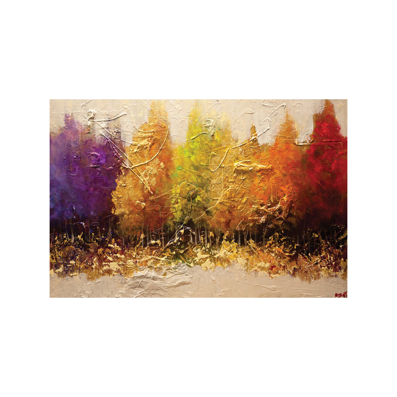 Five Seasons by Osnat Tzadok - Wrapped Canvas Painting, 101.6 cm H x 66.04 cm W x 3.175 cm D