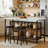 Grondin 47.24" Iron Kitchen Island Set-964939967