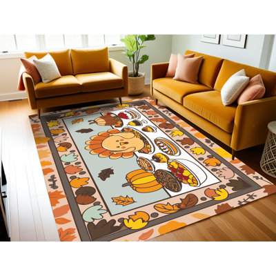 Tapis de Noël East Urban Home