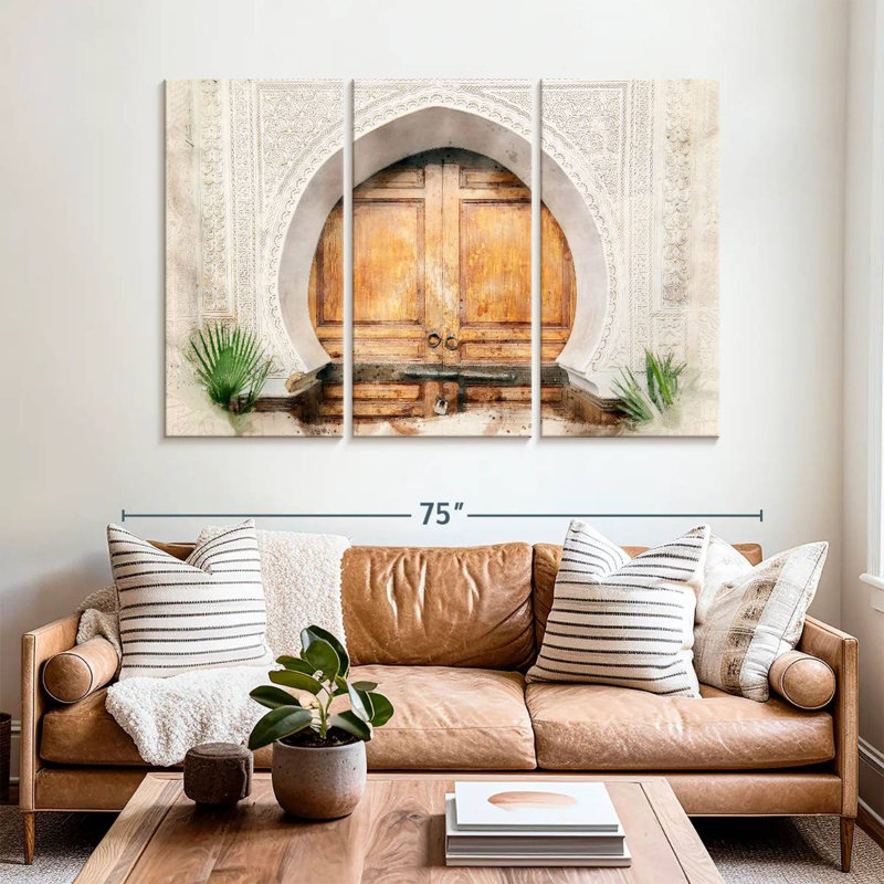 Porte marocaine Lilie, H 42 po x l 65 po