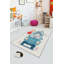 Tapis de couloir souple 2,6 x 4,9 pi | 100% polyester, hauteur de poils de 0,04 po | Antibactérien, antidérapant sous la surface | Tissé avec impression numérique 3D | Lavable à la machine | Durable et élégant pour les vestibules et les salons-1411333027