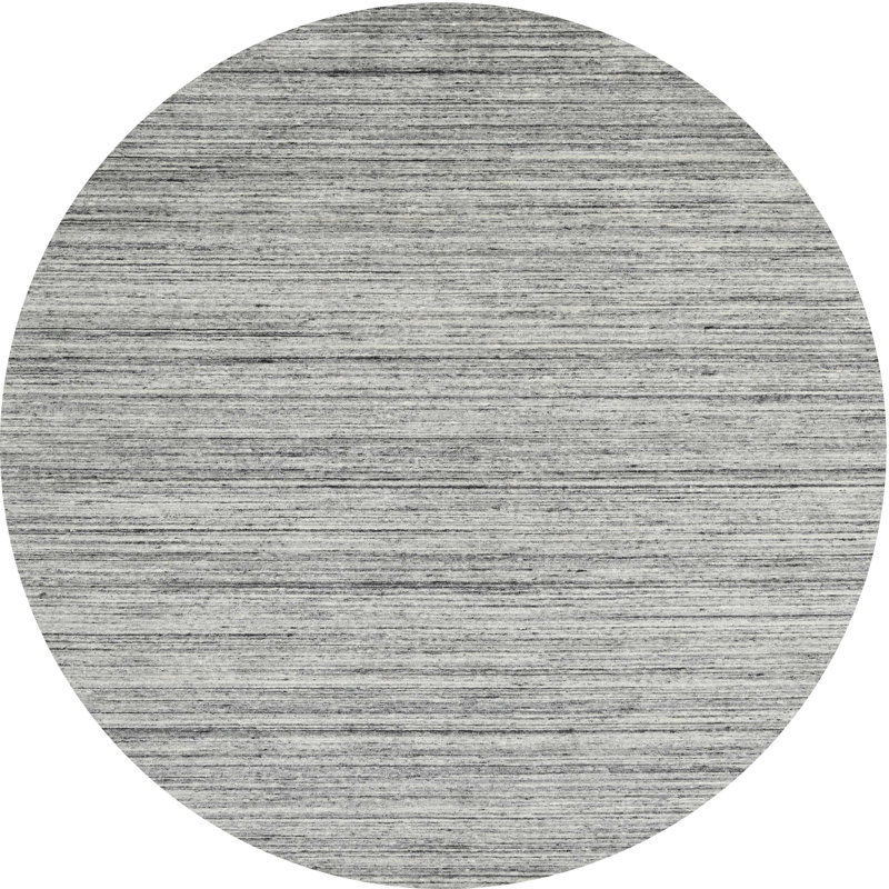 Tapis gris zone contemporaine, Rond 4 pi