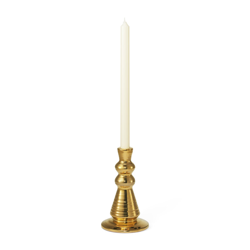 Allette Candlestick, Gold