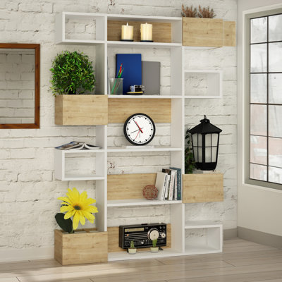 Canoby 67.2" H x 47.16" W Library Bookcase