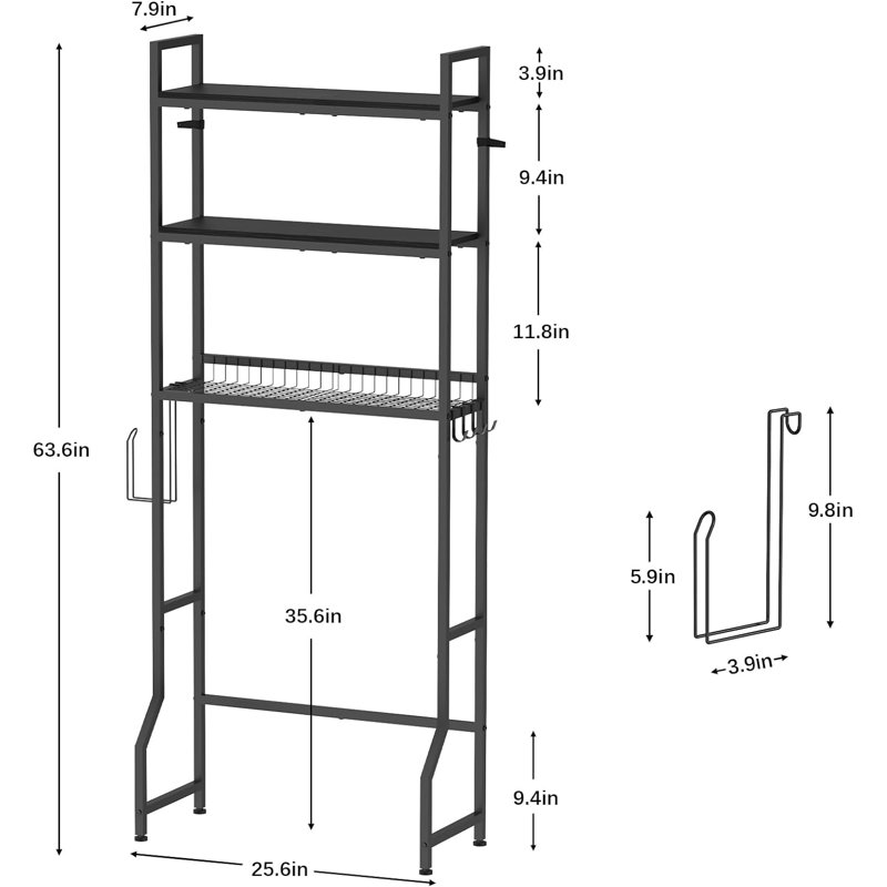 Rangement au-dessus de la toilette Nenka