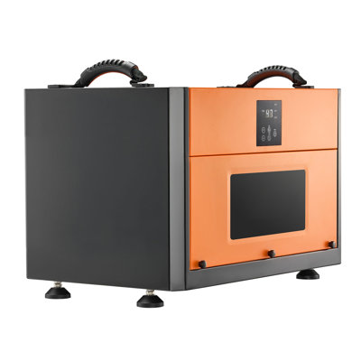 156 Pint Commercial Dehumidifier with Drain Hose for Basements and Crawl Spaces, Portable Industrial Grade Unit with Auto Defrost, Galvanized Steel Housing, LED Display