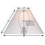 Abat-jour empire en tissu 13 po H beige