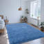 Tapis à poils longs 8 x 10 po pour le salon, grands tapis moelleux de luxe pour la chambre à coucher, envers antidérapant de qualité supérieure, idéal pour les endroits très passants à l'intérieur, esthétique intérieure, teinture par nœuds gris noir-376742560-376742578