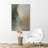 Deep Forest Green and Soft Neutral Fade for Modern Minimal Decor – Pictures Framed Canvas Print Wall Art-1869442230-1869442231