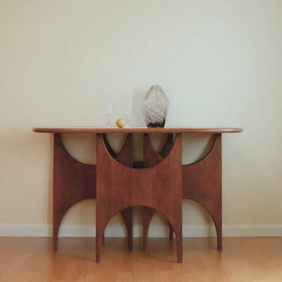 Mid-Century Modern Creative Console Table