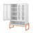 Versatile Double Door Shoe Cabinet with Innovative Design for Optimal Storage-1589094731