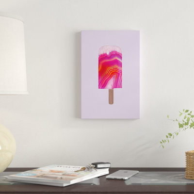 « agate popsicle », impression sur toile tendue