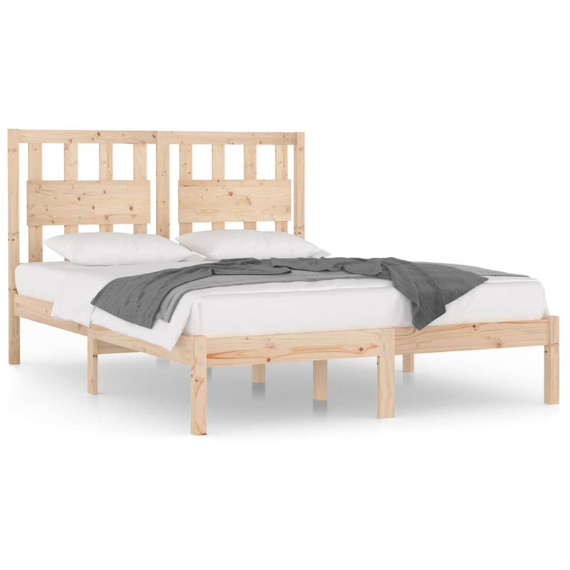 Jamie-Leigh Bed, Small Double (120 x 200 cm), Natural
