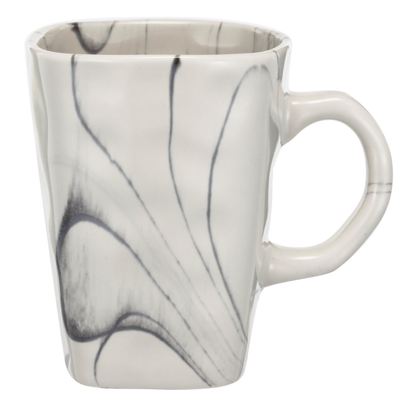 Tasse à café Waterman, Blanc / Gris