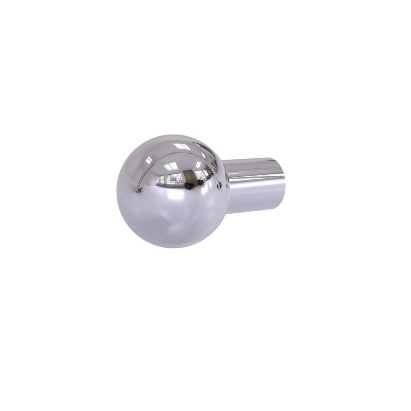 Poignée ronde de 1 po de diamètre, Chrome poli